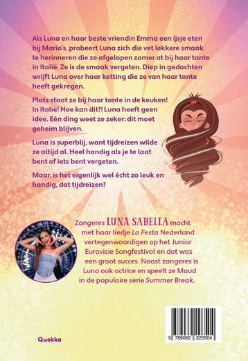 Luna en het mysterie van de ketting - Luna Sabella, Verzenden, Zo goed als nieuw, Luna Sabella