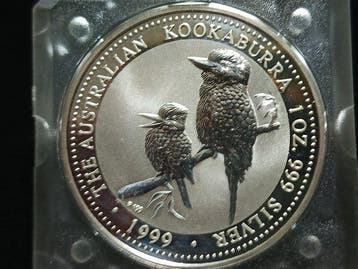 Australië. 1 Dollar 1999, Kookaburra, 1 Oz (Zonder