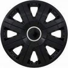 Wieldoppen  Cosmos Zwart 14 Inch, Auto diversen, Wieldoppen, Verzenden