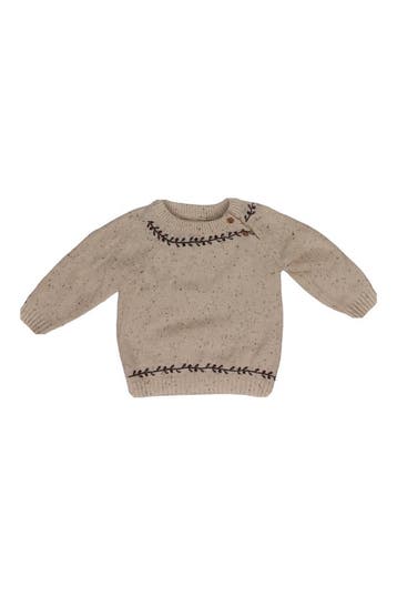 Lil Atelier Trui Meisjes in maat 74 Beige, Verzenden, Zo goed als nieuw, Lil' Atelier, Jongen of Meisje