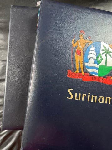 Suriname - Collectie Antillen en Suriname in Davo LX, Gestempeld
