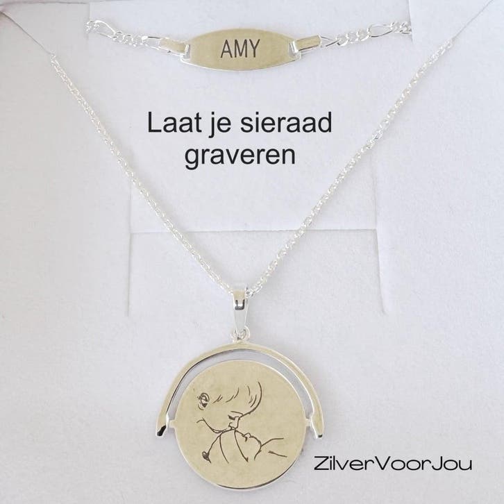 gravure voor of achterkant sieraad, Sieraden, Tassen en Uiterlijk, Bedels, Nieuw, Verzenden