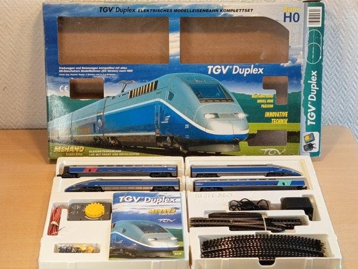 Mehano H0 - Startset (1) - TGV Duplex - SNCF, Hobby en Vrije tijd, Modeltreinen | H0