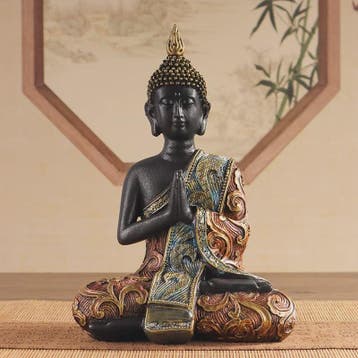 Zittende Boeddha Beeld - Religieus Kunstwerk & Decoratie voo, Verzenden, Nieuw in verpakking