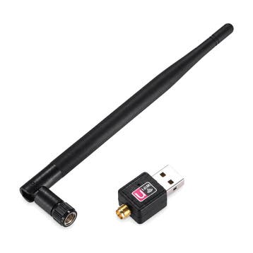 USB WiFi Adapter 150 Mbps - 2,4 GHz met Antenne (Nieuw), Verzenden, Nieuw