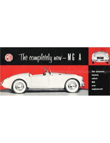 1956 MG MGA LEAFLET ENGELS (USA), Nieuw, Author