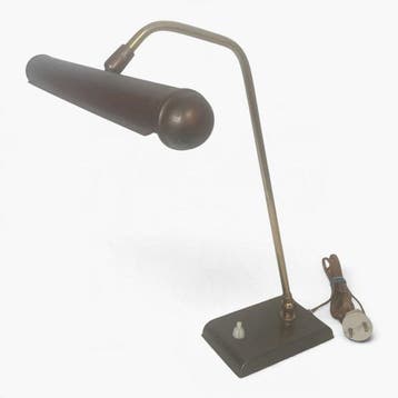 Bureaulamp - Messing - Pianolamp