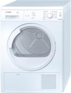 Bosch WTE861S0 - Condensdroger - 7 kg - 64 dB -, Ophalen of Verzenden, Zo goed als nieuw, Voorlader, 85 tot 90 cm