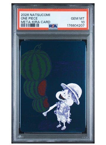 Bandai - 1 Graded card - One Piece - Monkey D. Luffy, Hobby en Vrije tijd, Nieuw