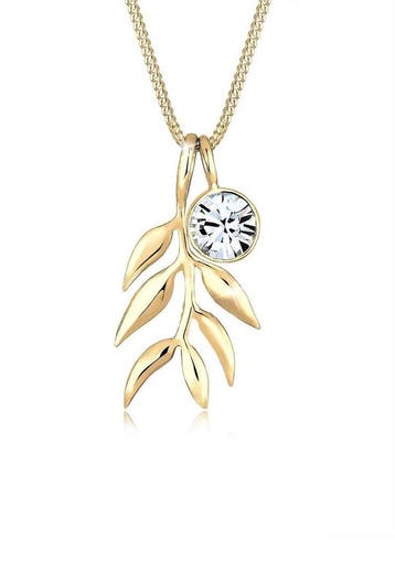 Elli Halsketting Olijfblad branch 925 Sterling Zilver, Verzenden, Nieuw