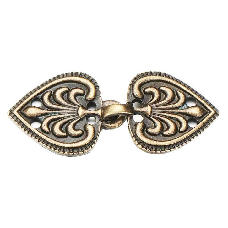 Fako Bijoux - Vestsluiting Classic - Vestclip - Hart -, Sieraden, Tassen en Uiterlijk, Broches, Verzenden