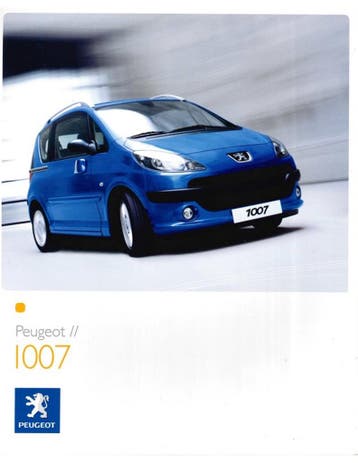 2006 PEUGEOT 1007 BROCHURE NEDERLANDS, Nieuw, Peugeot, Author
