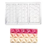 Martellato Chocolademal Pyramide Tablet (3x) 13,8x7,2x1,1 cm, Verzenden, Nieuw