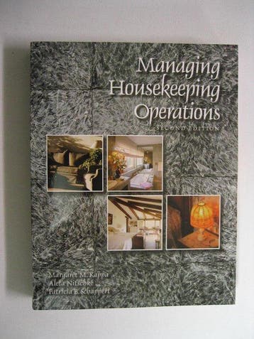 Managing Housekeeping Operations 9780866121552, Zo goed als nieuw
