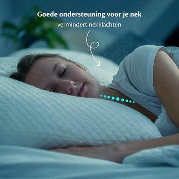 2dekans | EL-Life Hoofdkussen Nekklachten - 60 x 70cm -, Ophalen of Verzenden, Zo goed als nieuw