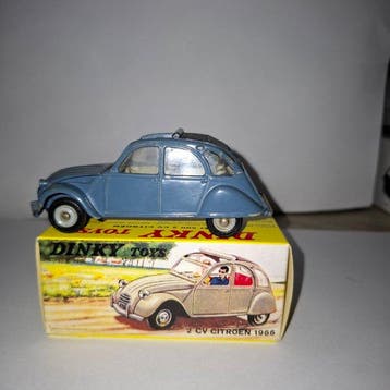 Dinky Toys 1:43 - Modelauto - Citroën 2CV 1966 open roof, Nieuw