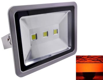 LED Bouwlamp Rood - 150 Watt, Ophalen of Verzenden, Nieuw, 50 tot 200 watt, Lamp met armatuur
