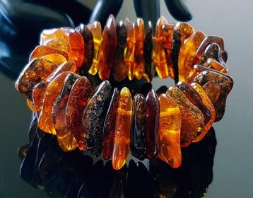 Amber Vintage massieve natuurlijke Baltische amber armband-