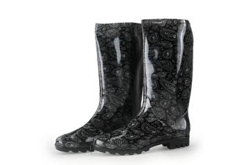 Xq Footwear Regenlaarzen in maat 40 Zwart, Xq Footwear, Verzenden, Zwart, Regenlaarzen