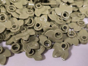 Lego Onderdelen - New Plant Plate Round 1 x 1 with 3 Layered, Nieuw