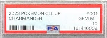Pokémon - 1 Graded card - Charmander 001/032 - PSA 10, Nieuw