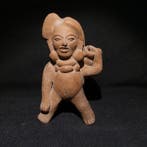 Veracruz, Mexico, Terracotta Figuur. 13 cm hoog. Spaans