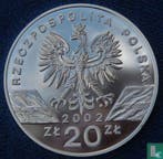 Polen 20 zlotych 2002 (PROOF) European pond turtles, Verzenden, Overige landen, Losse munt, Goud