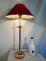 Tafellamp - Koper, Messing, Textiel