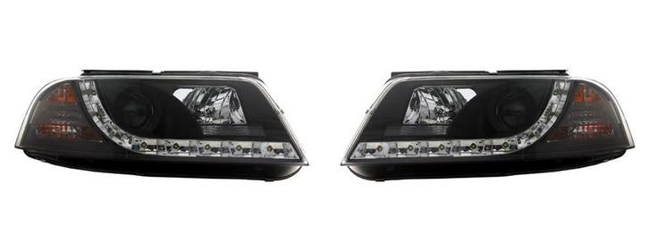 Koplampen LED DRL | Volkswagen Passat 3BG 2001-2004 | zwart, Auto-onderdelen, Verlichting, Nieuw, Volkswagen, Verzenden