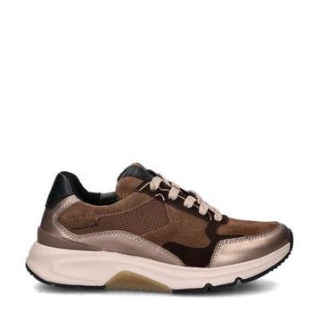 Gabor Rollingsoft lage sneakers voor dames in het Bruin, Bruin, Verzenden, Gabor, Nieuw