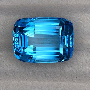 Zonder minimumprijs - 1 pcs Blauw Topaas - 55.25 ct -, Nieuw