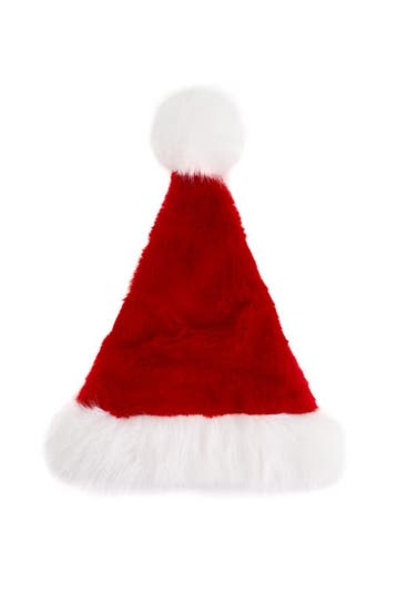 KIMU® Luxe Kerstmuts Peuter Rood Bont Wit Nepbont 1 tot 4 ja, Ophalen of Verzenden, Nieuw
