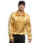 Disco Blouse Goud, Verzenden, Nieuw, Feestartikel