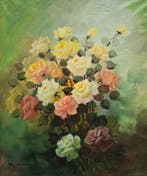 European school (XX) - Delicate garden