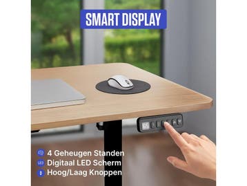 Stane Zit Sta Bureau Elektrisch Verstelbaar - 4, Huis en Inrichting, Verzenden, Zo goed als nieuw