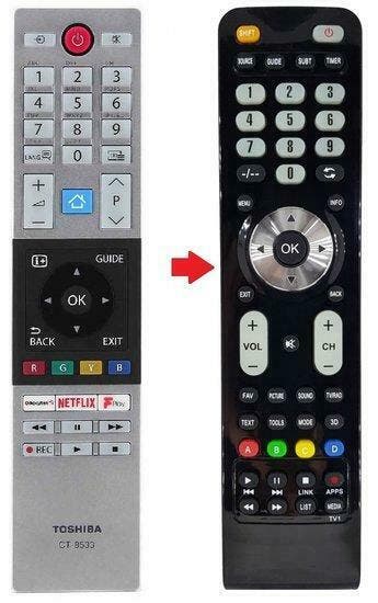 Alternatieve Toshiba CT-8533 afstandsbediening, Verzenden, Nieuw