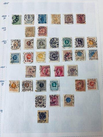 Wereld - Collectie Zweden, Postzegels en Munten, Gestempeld