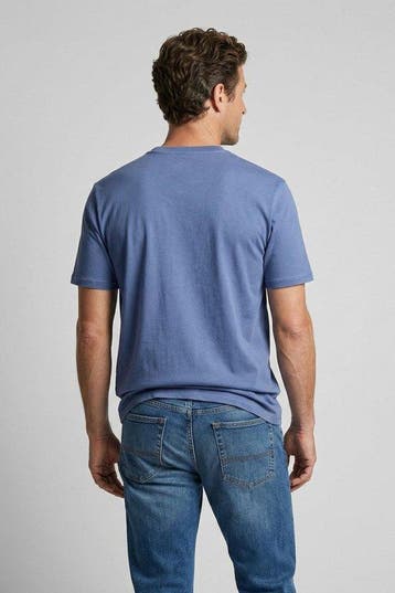 2dekans | T-shirt met McGregor Vintage-print, Blauw - Heren, Kleding | Heren, T-shirts, Overige maten, Ophalen of Verzenden, Zo goed als nieuw