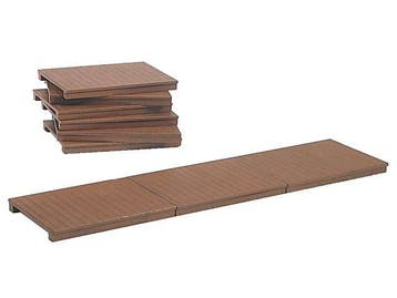 PIKO 62281 Holz-Gehsteige (6 Stck.) (Scenery, grootspoor), Ophalen of Verzenden, Nieuw