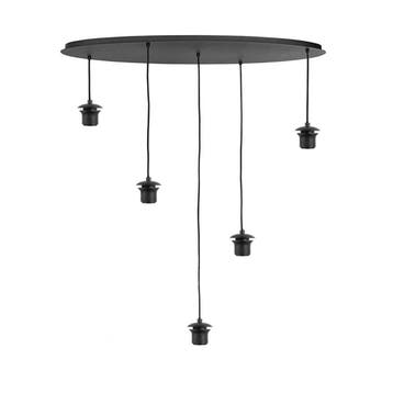 Highlight | Ovalen Plafondplaat | 100 cm, Huis en Inrichting, Nieuw, Metaal, Modern, E27 (groot)