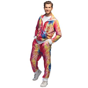 Trainingspak Disco Dude Heren, Ophalen of Verzenden, Nieuw