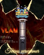 Terrasverwarmer De Vlam huren – €35 p/dag, Hobby en Vrije tijd, Feestartikelen | Verhuur, Zo goed als nieuw