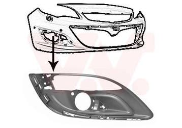 Grille o.a: Opel, Astra J (PC6, PD6 - PE6, PF6), Ophalen of Verzenden, Nieuw, Rechts, Opel
