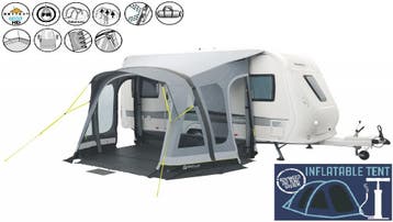 Outwell Caravanvoortent Cozumel Reef Air, Caravans en Kamperen, Ophalen of Verzenden, Nieuw, Outwell