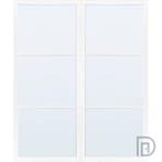 Skantrae dubbelen deur SSL4403 166x211,5 (Stomp, Blankglas), Doe-het-zelf en Verbouw, Deuren en Horren, 120 cm of meer, Binnendeur