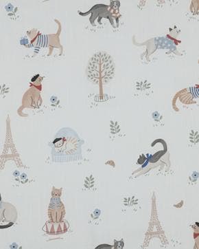 Fine Poplin Katoen Franse Katten, Nieuw, Overige kleuren