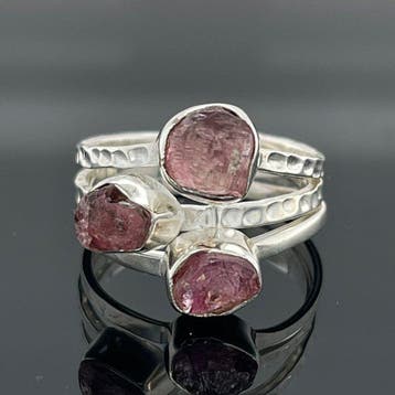 Zilver - Ring - Natuurlijke Ruby