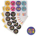 Fako Bijoux - Thank You Stickers Op Vel - 38mm - Thank You, Verzenden, Nieuw