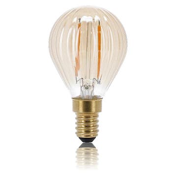 LED FILAMENT | E14 | KOGEL MINI | DIMBAAR | AMBER | 2W, Nieuw