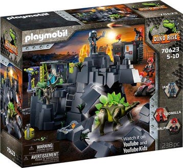 Verpakking beschadigd PLAYMOBIL Dino Rise Dino Rock - 70623, Kinderen en Baby's, Verzenden, Nieuw